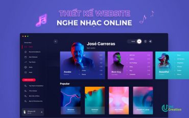 Thiết kế website nghe nhạc online